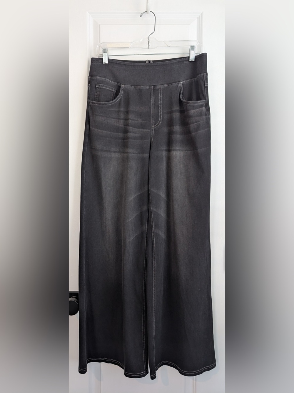 Halara Women’s Flex Denim High Waist Wide Leg Carbon Paint Denim Size Large